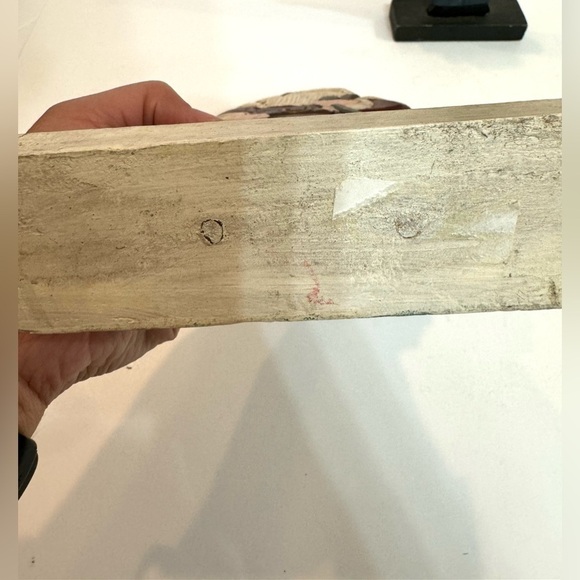 VTG Carved Wooden Christmas Santa and Toy Soldier 12” - Picture 5 of 9